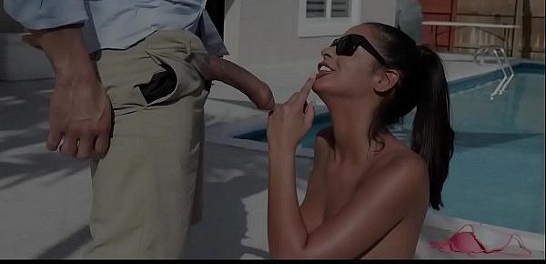 FamilyStrokes - Niece Gets Rammed By Her Step Uncle By The Pool